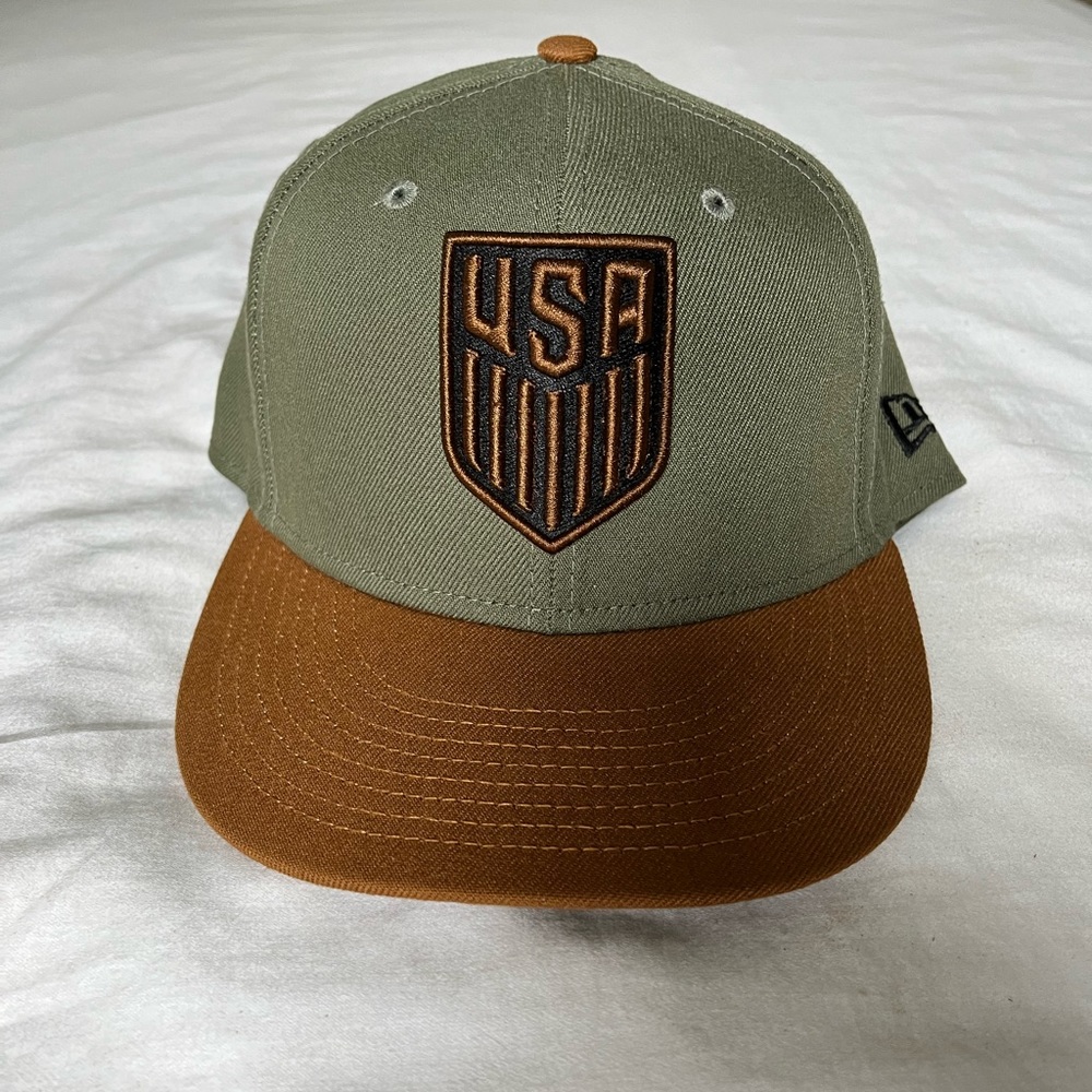 New Era Green USMNT Color Collection 9FIFTY Snapback Hat NWOT
